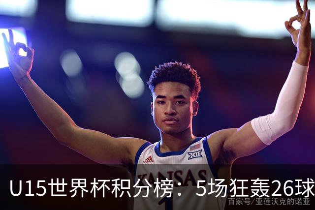 U15世界杯积分榜：5场狂轰26球！克日本、斩沙特锁定排位赛资格！